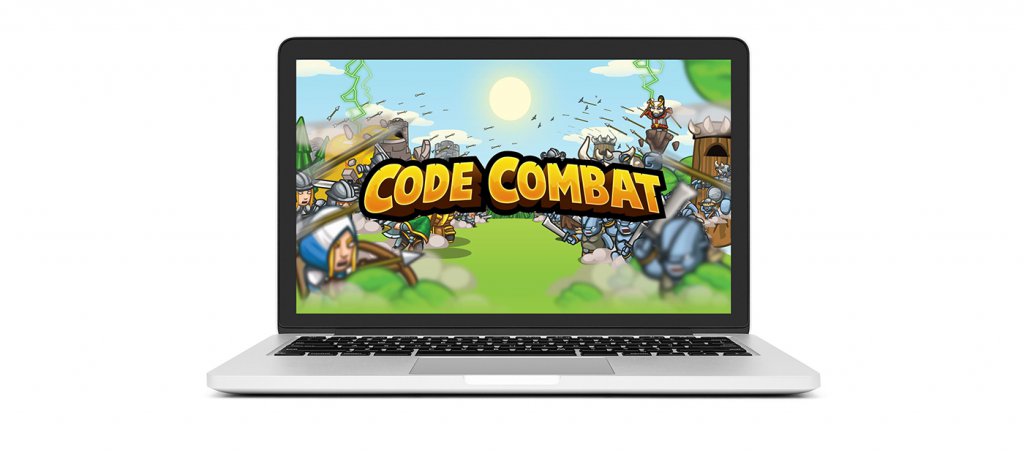 Harctér a Code Combat programozós játékból